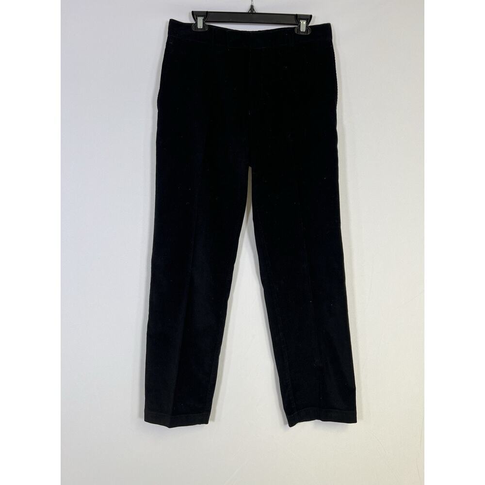 Hugo Boss Pants Mens 48‎ US 32 Black Corduroy Straight Regular Fit NWOT
